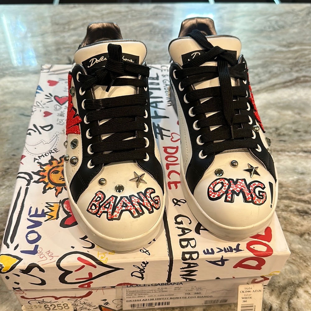 Authentic Dolce and Gabbana sneakers.